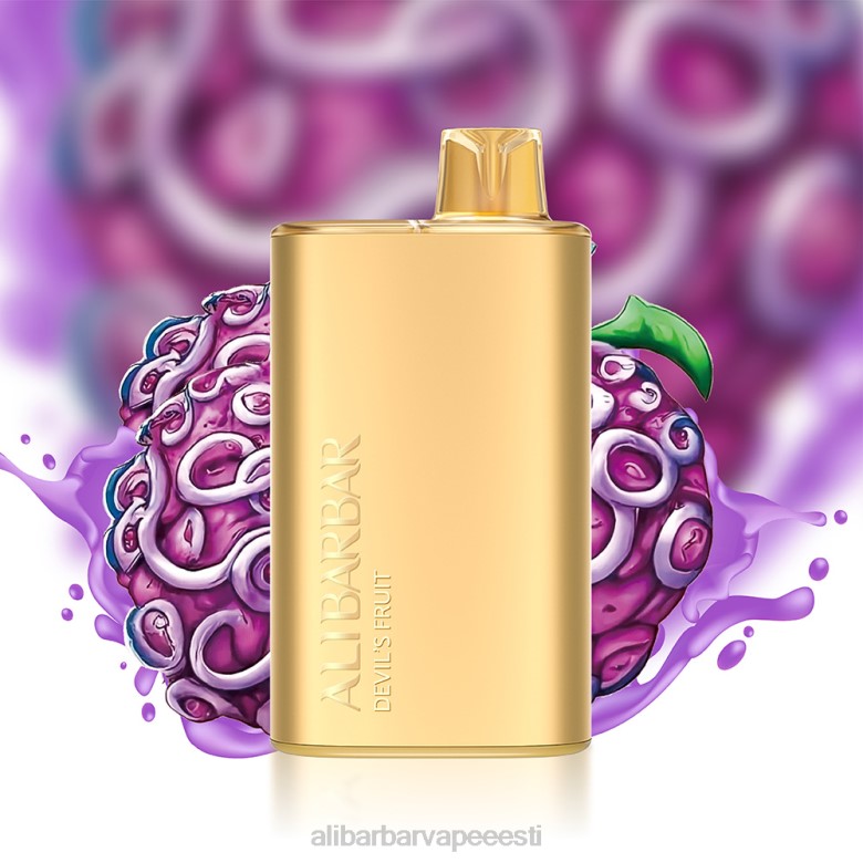 Alibarbar Vape Nicotine Review - Alibarbar Rich 8000 ühekordset vape B2TX12 maasikas hubba bubba