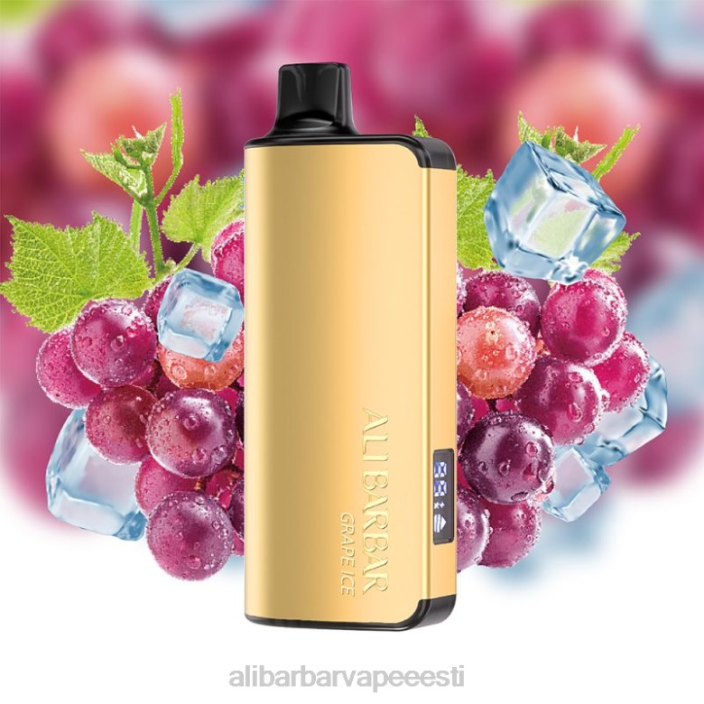 Alibarbar Vape Eesti - Alibarbar Ingot 20 000 ühekordselt kasutatav vape B2TX37 viinamarja jää