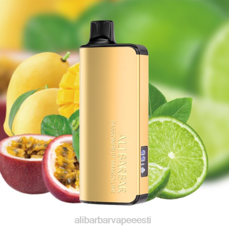 Alibarbar Vape Nicotine - Alibarbar Ingot 20 000 ühekordselt kasutatav vape B2TX39 passionfruit mango laim